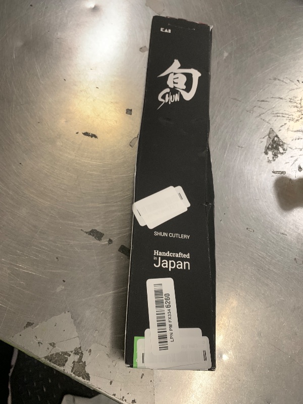 Photo 1 of Shun Premier Blonde 5.5" Santoku Knife, Handcrafted and Hand-Sharpened Japanese All Purpose Knife, VG-MAX Core with Damascus Stainless Steel Cladding, Pakkawood Handle, Versatile Japanese Tool