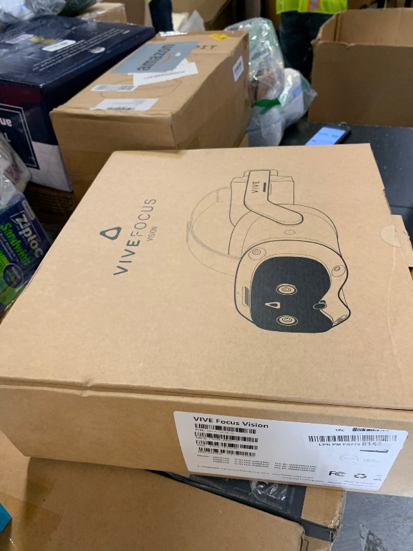 Photo 1 of HTC Vive Focus Vision — Mixed Reality and PC VR Headset + Controllers — Consumer Edition