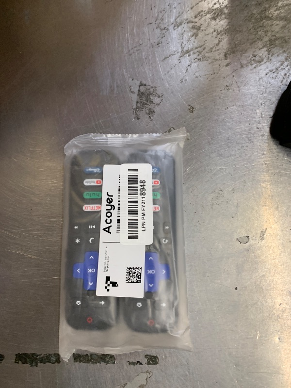 Photo 1 of (Pack of 2) Replacement Remote Control Only for Roku TV, Compatible for TCL Roku/Hisense Roku/Onn Roku/Sharp Roku/Element Roku/Westinghouse Roku/Philips Roku Smart TVs (Not for Roku Stick and Box)
