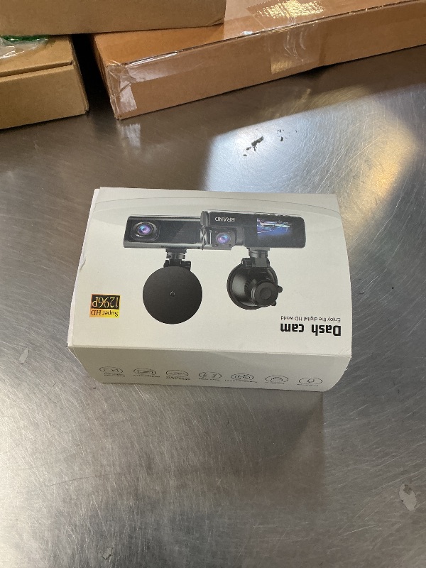 Photo 1 of 1080P Dual Dash Camera for Car Front and Inside Dashcam Car Security Video Recorder,170°Wide Angle Vehicle Cam,WDR,G-Sensor,2’’ IPS Screen,Loop Recording,Night Vision (Dual Dash Cam Without Card)