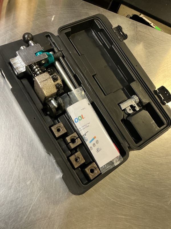 Photo 1 of Brake line flaring tool kit for 45 degree single, double and bubble flares