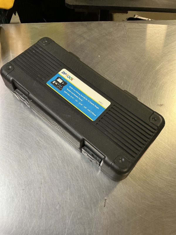 Photo 1 of Brake line flaring tool kit for 45 degree single, double and bubble flares