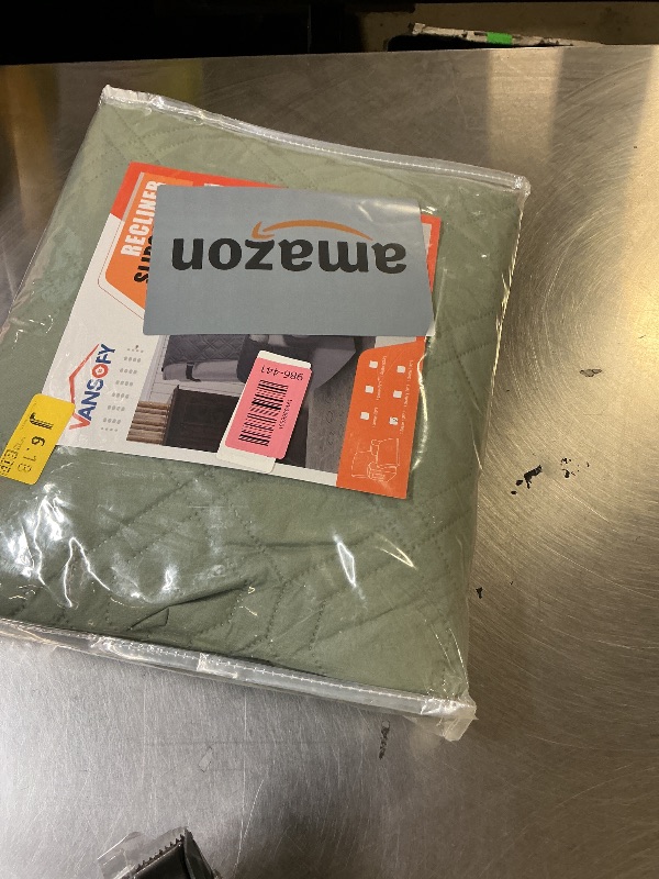 Photo 1 of VANSOFY 100% Waterproof Recliner Chair Covers, Recliner Cover Non-Slip Dog Chair Cover Furniture Protector Washable Slipcover with Pocket, Elastic Straps for Pets, Dogs(Light Green, 25")