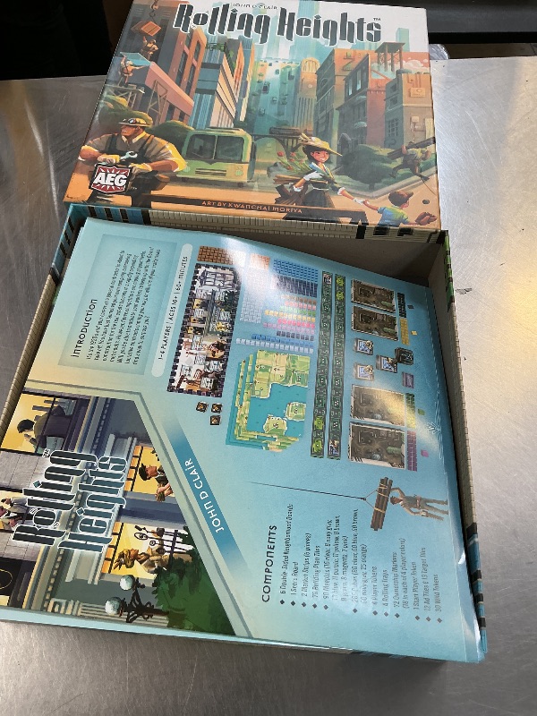 Photo 1 of AEG Rolling Heights | Roll your Meeples, Build the City | Push your Luck, Pool Building Construction Game set in the 1920's | 2-4 Players | Ages 10+