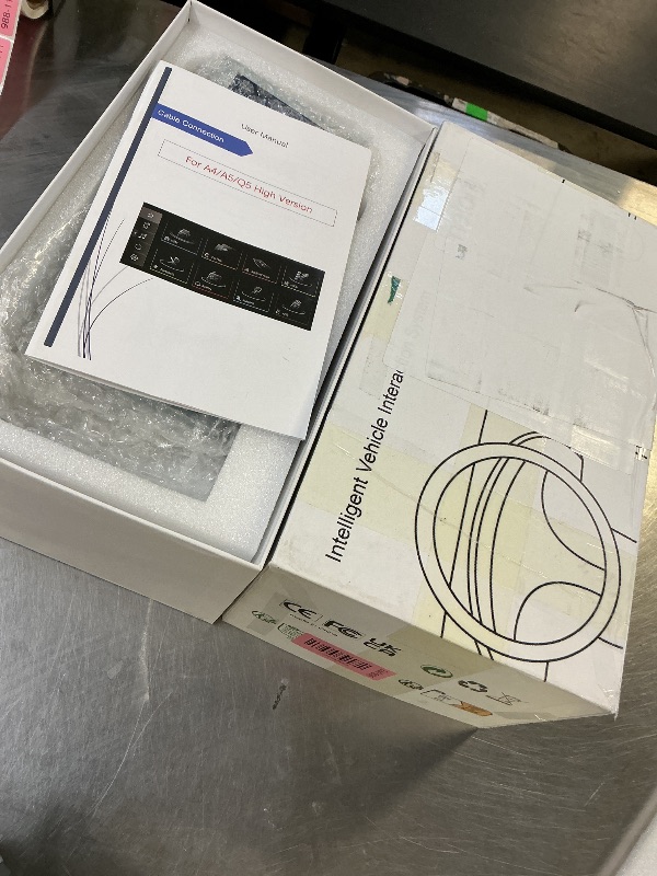 Photo 1 of NINETOM 8.9 inch Touchscreen Wireless CarPlay Android Auto Multimedia Car Radio Receiver Compatible with Audi Q5 with 3G MMI+ System (2009-2017),Support Mirrorlink, Camera, Navigation