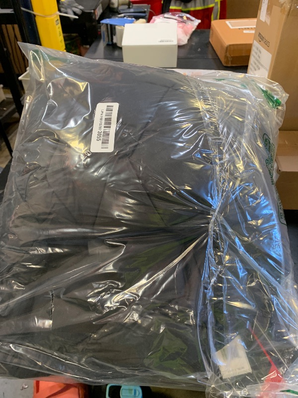 Photo 1 of Reebok Mens Winter Jacket - Water Resistant Heavy Puffer Coat with Hood - Quilted Insulated Warm Winter Coat for Men, Size Large, Black Ink