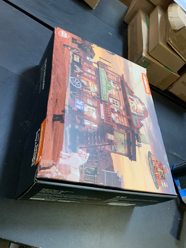 Photo 1 of Lumibricks Western-Inn Lighting-Building-Bricks Set - 2682 Pcs The Old West Inn Light Construction Hotel Building Model Set for Adults and West Lovers