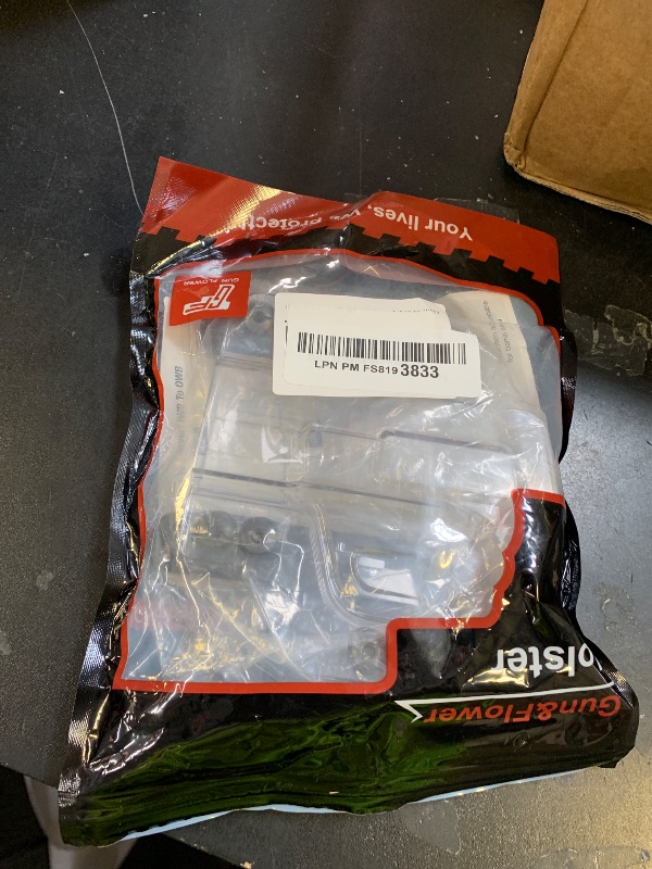 Photo 1 of & Flower IwB Concealed Carry Holster, Compatible with S&W M&P Shield Plus/Shield/Shield M2.0 9mm/.40 3.1' Barrel Pistol, Adj.Cant & Retention | Fiber-Reinforced Polymer & Kydex Optional