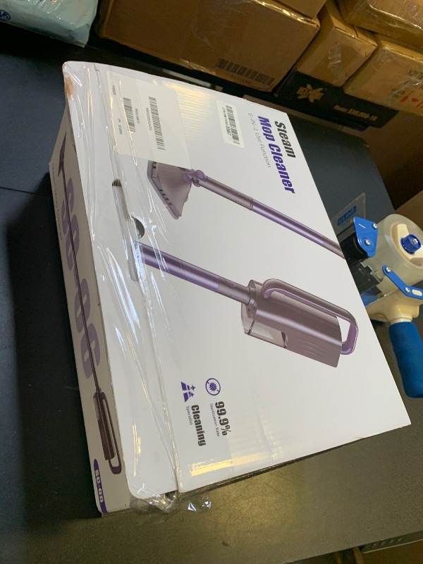 Photo 1 of Gatlei Steam Mop, Steam Cleaner with 400ML Water Tank, 2 Washable Pads, 23FT Power Cable floor steamer, Detachable Steam Mops for sealed Hard Floors, Marble, Stone, Hardwood (Lavender)