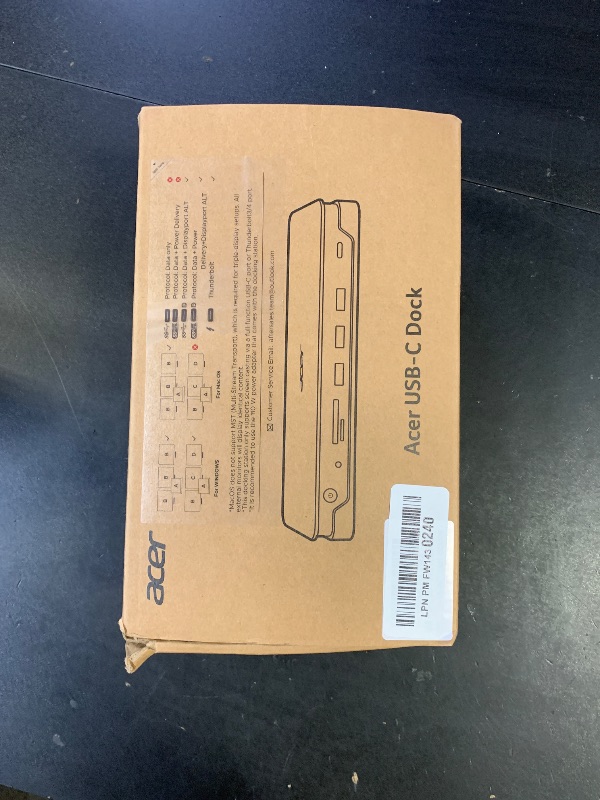 Photo 1 of Acer Premium 13-in-1 Docking Station with 110W PD & Triple Monitor Support | Dual 4K HDMI and DP,5Gbps USB A/C,Gigabit Ethernet,Security Lock | Laptop Docking Station for Windows/Dell/HP/Lenovo/Asus