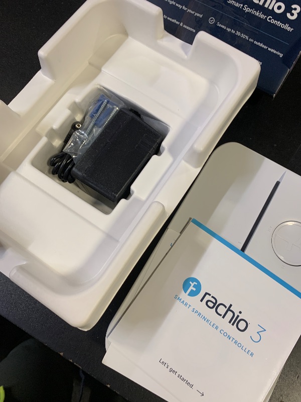 Photo 1 of Rachio WiFi Smart Sprinkler Controller (8-Zone Irrigation Remote Control) – App-Based Scheduling, Local Weather Intelligence, Rain Skips, Easy DIY Install