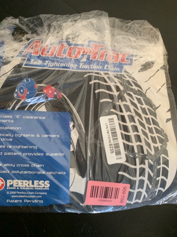 Photo 1 of SCC 0232805 Auto-Trac Light Truck/SUV Tire Traction Chain - Set of 2