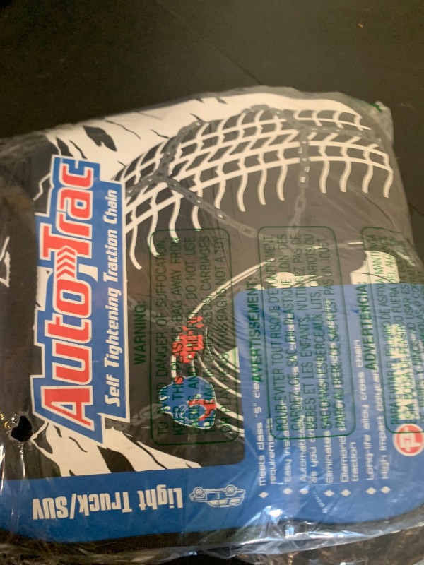 Photo 1 of SCC 0232805 Auto-Trac Light Truck/SUV Tire Traction Chain - Set of 2