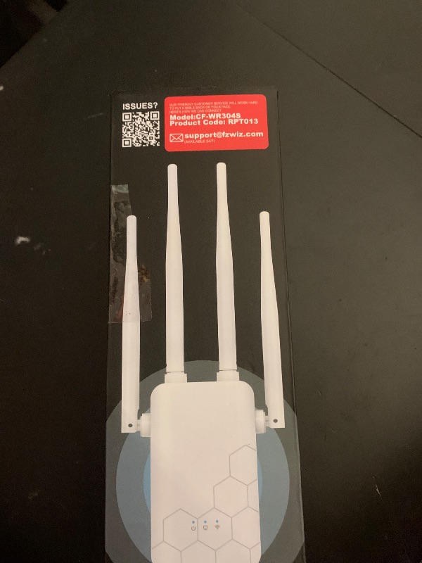 Photo 1 of WiFi Extender Internet Booster, 10000 Sq.ft Long Range Repeater Wireless Routers Amplifier, Mesh Wi-Fi 80% Faster, 1 Tap Setup, Broader Than Ever, Support More Network Devices at Home