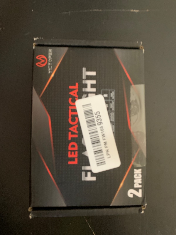 Photo 1 of Victoper LED Flashlight 2 Pack Red, Bright High Lumens Tactical Flashlights High Lumens with 5 Modes, Waterproof Zoomable Flash Light for Outdoor, Gifts for Father's Day Camping Essentials Gear