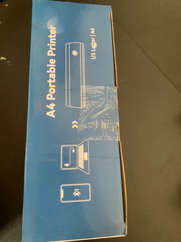 Photo 1 of NDYIN Portable Printers Wireless for Travel, N80 Wireless Thermal Printer Bluetooth Inkless Printer Support 8.5" X 11" US Letter & A4, Compatible with iOS, Android, Laptop