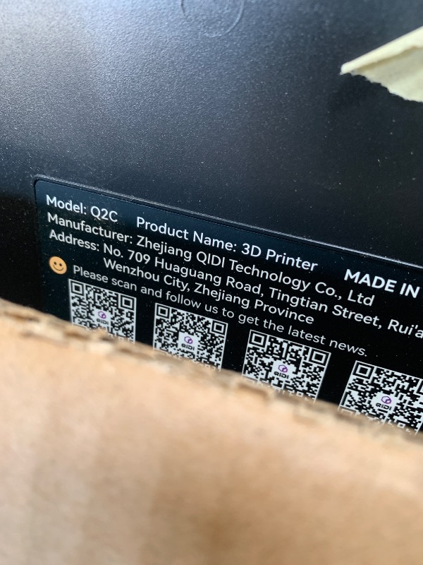 Photo 1 of QIDI Q2C 3D Printer
