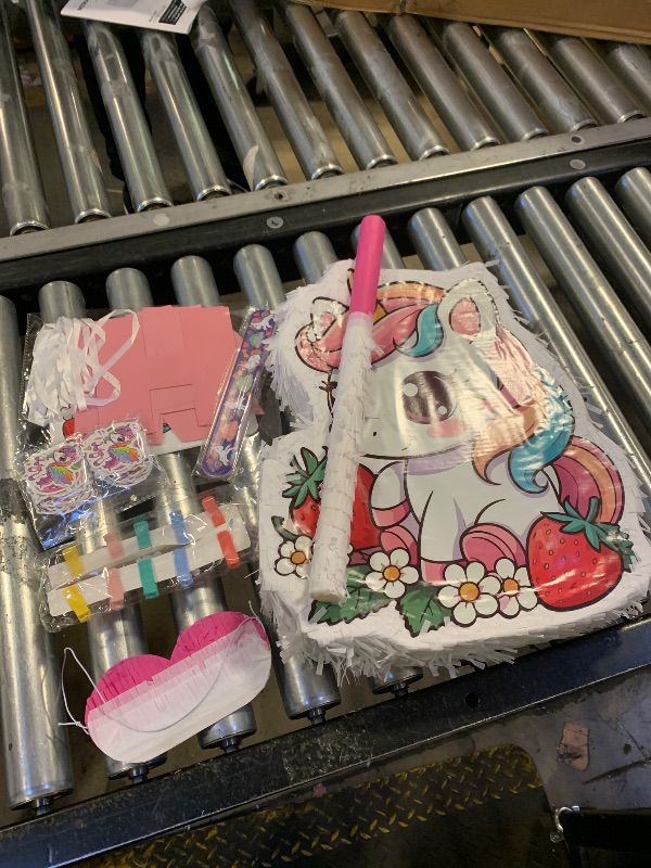 Photo 1 of Unicorn Birthday Decorations + Piñata Set 