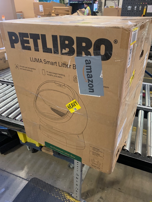 Photo 1 of PETLIBRO Luma Automatic Cat Litter Box AI-Camera Waste Analysis, Auto Odor-Control Self Cleaning Cat Litter Box with Multi-Cats Recognition, Smart App Usage Tracking, Safety Sensors and Large Open Top