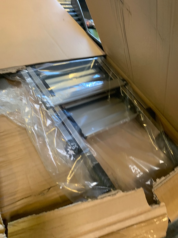 Photo 1 of 12 Step Ladder with Handrail,Folding Step Stool Heavy Duty 330 Lbs Load,Protable Step Ladders with Anti-Slip Widen Pedals,Sponge Handrail,Safe-Lock Design,Tall Kitchen/Closet Step Ladder