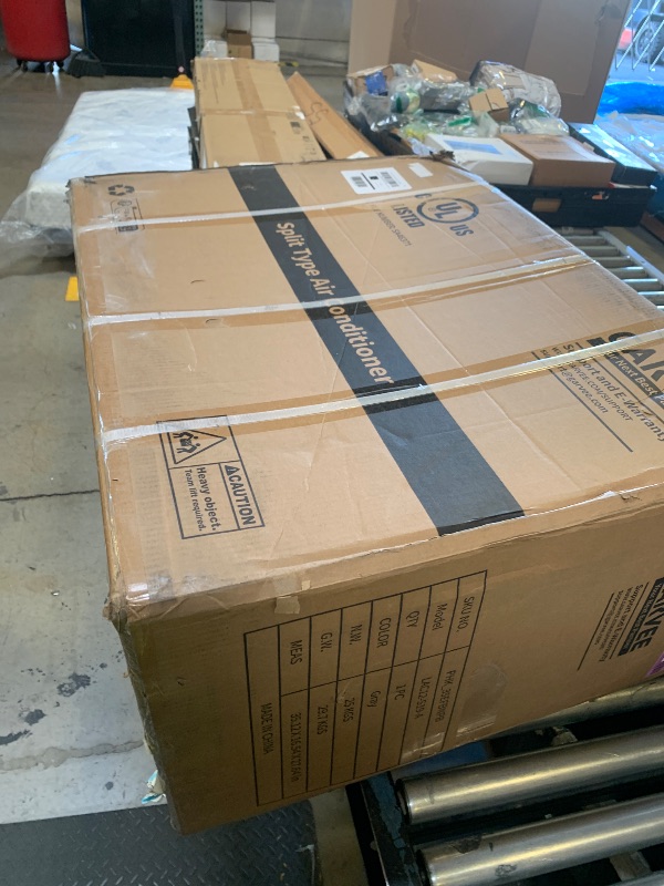 Photo 1 of MISSING UNIT ASSEMBLY**************GarveeTech 12,000 BTU Mini Split Air Conditioner, 19 SEER2 115V Ductless Split-System Air Conditioner with Heat Pump, Cools Up to 750 Sq.Ft, Remote Control, Includes Installation Kit