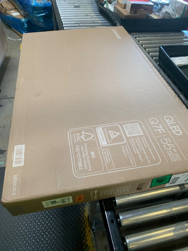 Photo 1 of Samsung 55-Inch Class QLED Q7F Series Samsung Vision AI Smart TV (2025 Model, 55Q7F) Quantum HDR, Object Tracking Sound Lite, Q4 AI Gen1 Processor, 4K upscaling, Gaming Hub, Alexa Built-in