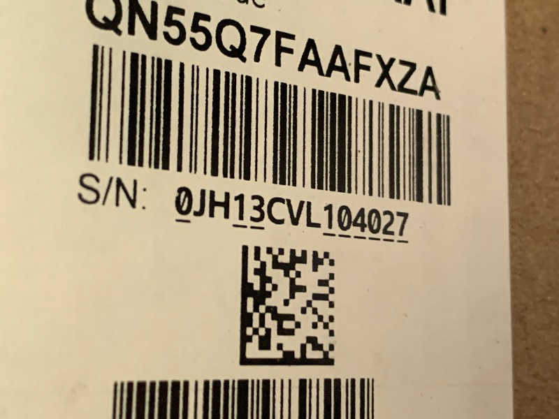 Photo 1 of Samsung 55-Inch Class QLED Q7F Series Samsung Vision AI Smart TV (2025 Model, 55Q7F) Quantum HDR, Object Tracking Sound Lite, Q4 AI Gen1 Processor, 4K upscaling, Gaming Hub, Alexa Built-in