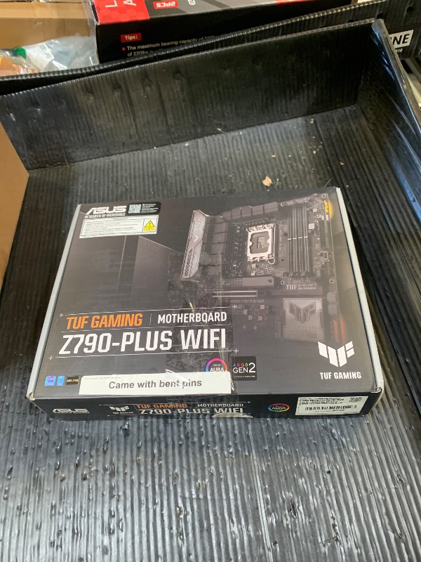 Photo 1 of ASUS TUF Gaming Z790-Plus WiFi LGA 1700(Intel 14th,12th &13th Gen) ATX Gaming Motherboard(PCIe 5.0,DDR5,4xM.2 Slots,16+1 DrMOS,WiFi 6,2.5Gb LAN,Front USB 3.2 Gen 2 Type-C,Thunderbolt 4(USB4),Aura RGB)