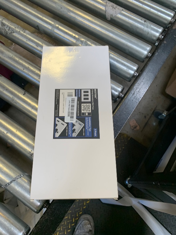 Photo 1 of (5 Pack) BESTTEN USWP6 Matte Snow White 3-Gang Screwless Wall Plate, Decorator Outlet Cover, H4.69” x W6.54”, for Light Switch, Dimmer, USB, GFCI, Receptacle