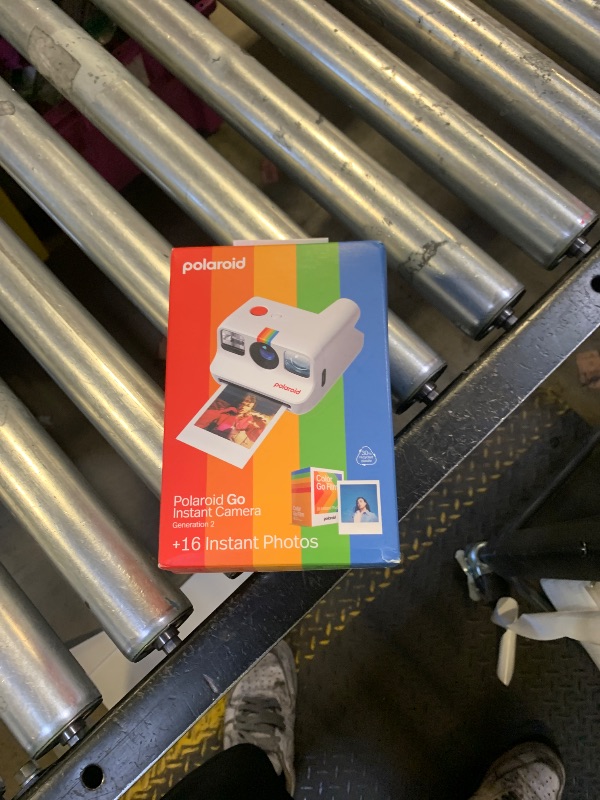 Photo 1 of Polaroid Go Generation 2 - Mini Instant Camera + Film Bundle (16 Photos Included) - White (6282)