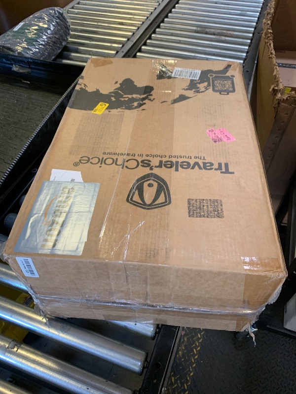 Photo 1 of Traveler's Choice Pagosa Hardshell Expandable Luggage with Spinner Wheels, Baby Blue, 2-Piece Set (22/26)