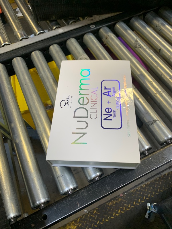 Photo 1 of Pure Daily Care NuDerma Clinical Portable Skin Therapy Wand, Machine with 6 Fusion Neon + Argon Wands – Anti Aging - Clarifying - Skin Tightening & Radiance - Wrinkle Reducing
