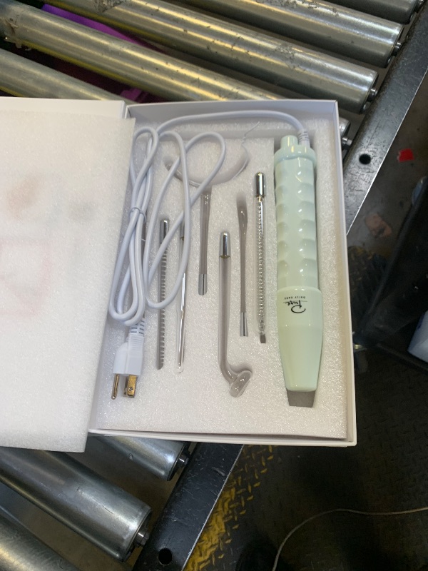 Photo 1 of Pure Daily Care NuDerma Clinical Portable Skin Therapy Wand, Machine with 6 Fusion Neon + Argon Wands – Anti Aging - Clarifying - Skin Tightening & Radiance - Wrinkle Reducing