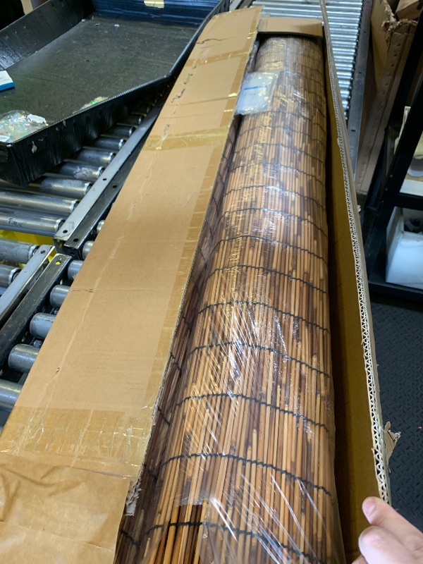 Photo 1 of Reed Fencing Rolls,Patio Privacy Screen,Decorative Bamboo Fence Rolls for Patio Balcony Garden Backyard Outdoor,6x16FT(2Pcs)