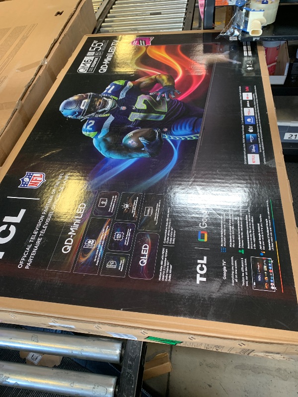 Photo 1 of TCL 55 Inch Class QM6K Series | Mini LED QLED 4K HDR | 55QM6K, 2025 Model | 120HZ-144HZ High Brightness Smart Google TV Dolby Atmos Onkyo Audio | Voice Remote Alexa Gaming Streaming Television