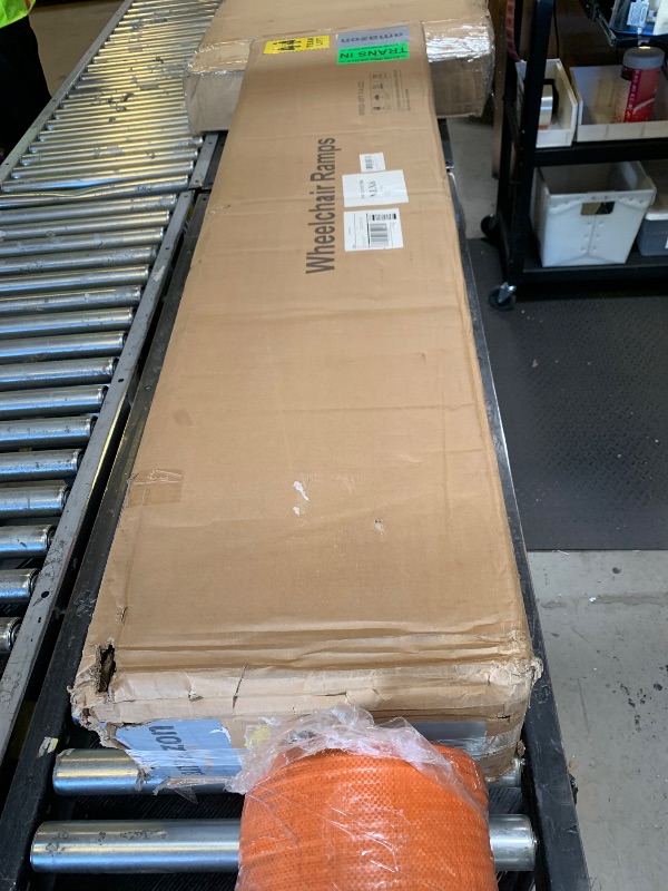 Photo 1 of TaiH Leo 10 Feet Wheelchair Ramp, Non-Slip Aluminum Folded Handicap Ramp with Support Legs, Safer Door Threshold Wheelchair Ramps for Home, Wheel Chair Ramp for Home Steps, Stairs, Entry, Doorways