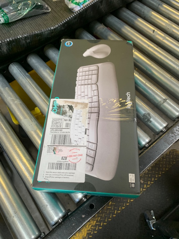 Photo 1 of Logitech Wave Keys & Lift Vertical Mouse - Ergonomic Wireless Keyboard and Mouse Combo - with Cushioned Palm Rest, Easy-Switch, Bluetooth, for Multi-OS, Windows/Mac - Off-White