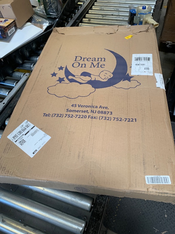 Photo 1 of Dream On Me Butterfly 3” Two-Sided Fiber Portable/Mini Crib Mattress, Greenguard Gold Certified, Waterproof Dual-Sided Mattress, Vinyl Cover