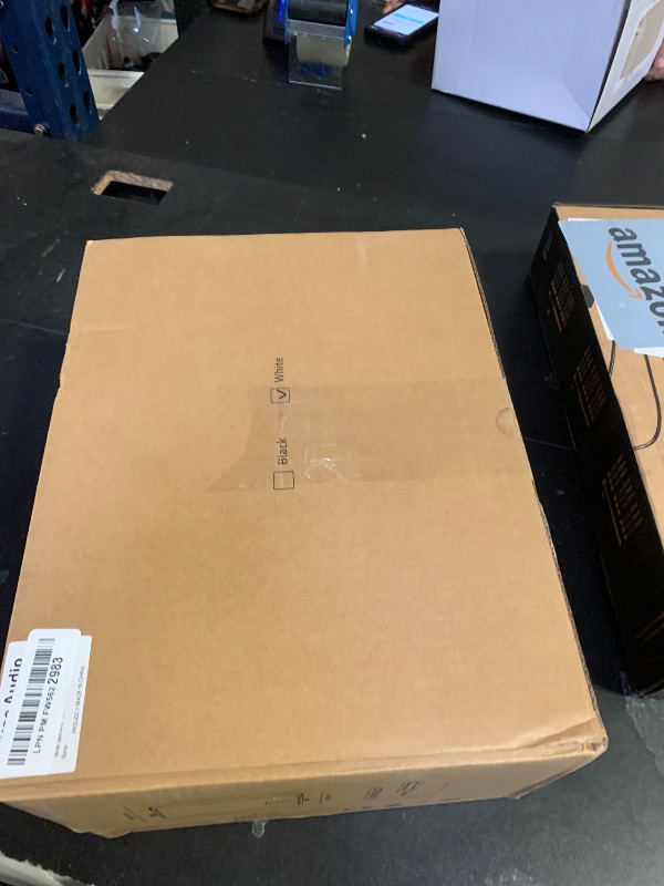 Photo 1 of Plyee Audio 400W Outdoor Bluetooth Speakers, Wireless Sync Between Speakers, Powerful Bass, Wall Mount for Patio, Porch, Gazebo, Garage, 2-Pack, White(MZ-621)