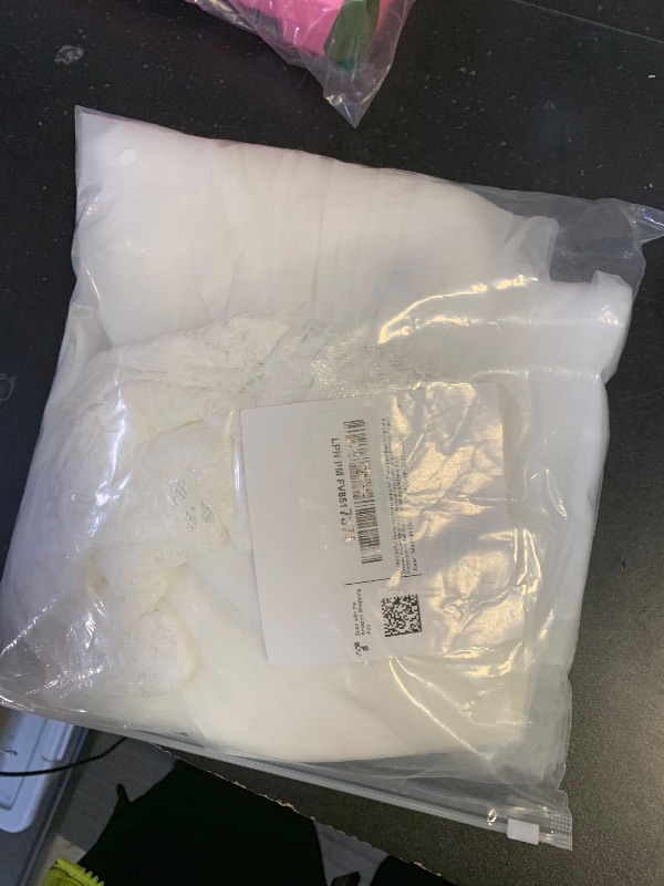 Photo 1 of IBTOM CASTLE Flower Girl Dress Boho 3/4 Sleeve Lace Back Tulle Long Dresses A-Line Wedding Bridesmaid First Communion Princess Pageant Homecoming Ball Prom Gown White-3/4sleeve 9-10 Years