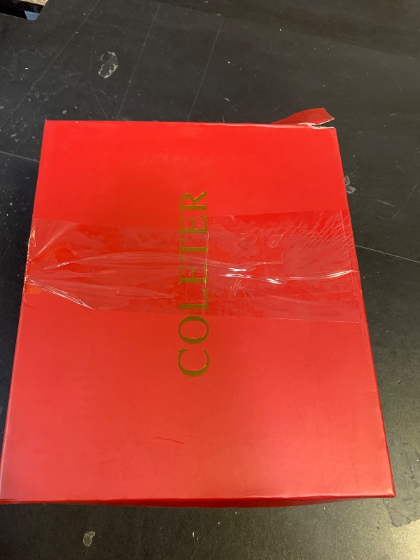 Photo 1 of COLETER Women's Knee High Boots Pointed Toe Stiletto Buckle Dress Boots Zipper Heeled Boots Matte Black 8.5US