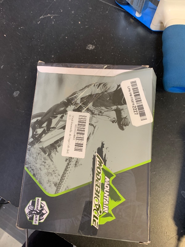 Photo 1 of 1:8 Scale Mountain Bike Toy DS Die-Cast Mini Finger Bicycle Model Desktop Decoration DH Alloy Bike Action Figurine Toy for Cake Topper Crafts (Red)