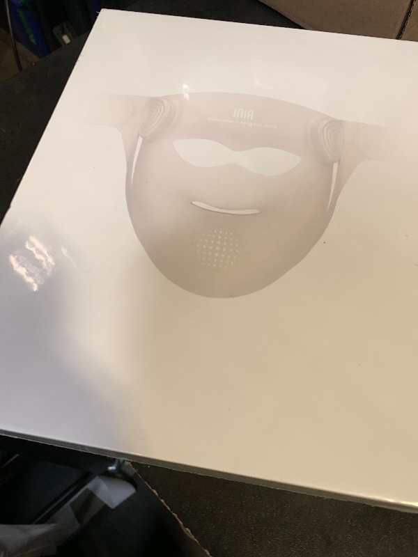 Photo 1 of INIA Glow 4D Wireless Red Light Therapy Mask for face – Dual NIR, 320 LEDs, 4 Modes, Under-Eye Cooling, Cordless & Rechargeable LED Face Mask for Home & Travel, Skincare Gifts for Women Mom Wife, Blue