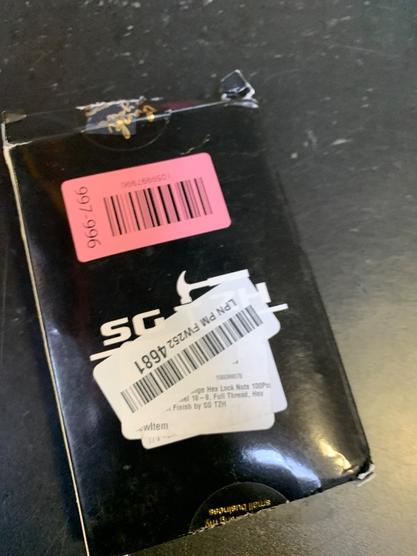 Photo 1 of 1/4-20 Serrated Flange Hex Lock Nuts 100Pcs 304 Stainless Steel 18-8, Full Thread, Hex Drive, Bright Finish by SG TZH