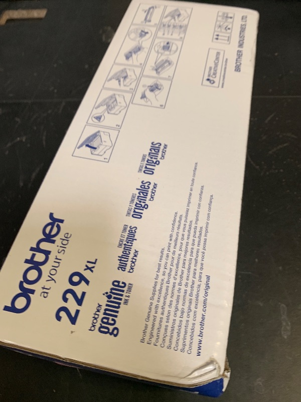 Photo 1 of Brother Genuine TN229XLBK Black High Yield Printer Toner Cartridge - Print up to 3,000 Pages(1)