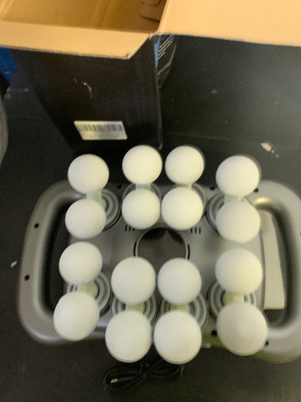 Photo 1 of GAXEZO 16 Head Massage Gun Set, Deep Tissue Percussion Massager, 2600mAh Electric Massage Tools with 9 Styles & Levels, Dark Grey