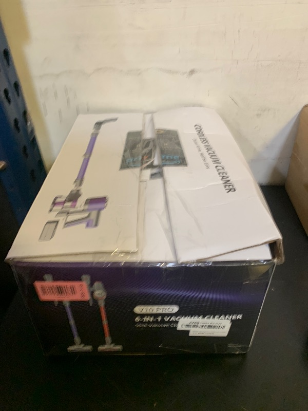 Photo 1 of MBTTODF Cordless Vacuum Cleaner,Vacuum Cleaner for Home with Brushless Motor,Lightweight Stick Vacuum with Self-Standing and Touch Screen,Hardwood Floor Vacuum for Pet Hair,Carpets,Tile(Light Purple)