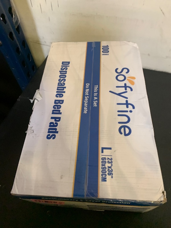 Photo 1 of 100 Count Disposable Beds Pads,23"x36" Waterproof Adults Incontinence Chucks Underpads,Absorbent Leakproof Pee Pads for Kids,Elderly,Extra Large Dog Puppy Training Pad,Baby Changing Liner