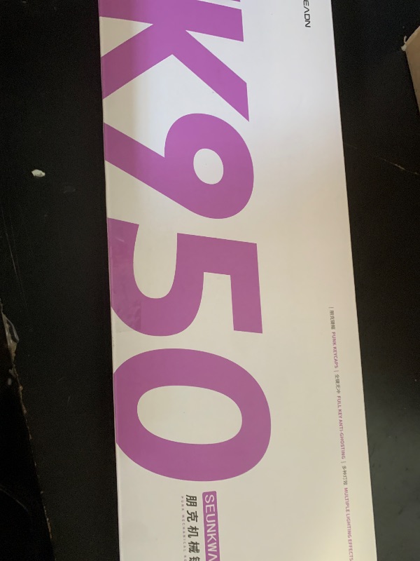 Photo 1 of SEUNKWANG EWEADN TK950 Typewriter Keyboard Wireless Mechanical Keyboard, 104 Keys Aesthetic Typewriter Keyboards with White Backlit, Anti-Ghosting, Blue Switch Bluetooth/2.4GHz/Wired Keyboards-White