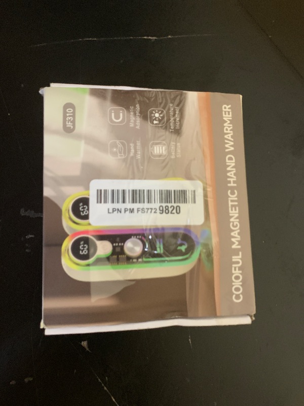 Photo 1 of ?Hand Warmers Rechargeable 2 Pack, 2 in 1Magnetic Electric Handwarmer, 3 Levels Heat Up to 60?, Portable Mini Pocket Heater for Raynauds, Golf, Camping, Men, Women (Black)